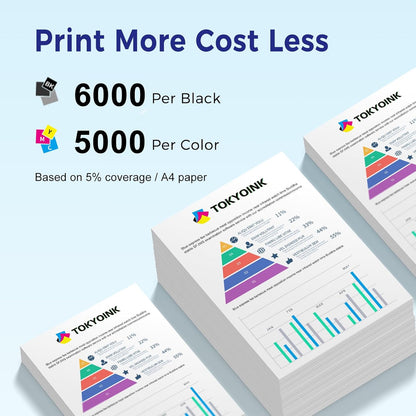 LC406XL Ink Cartridges Replacement for Brother LC406 LC 406 XL Ink Cartridge Compatible with MFC-J4335DW MFC-J6955DW MFC-J5855DW MFC-J4535DW Printers (4Pack)