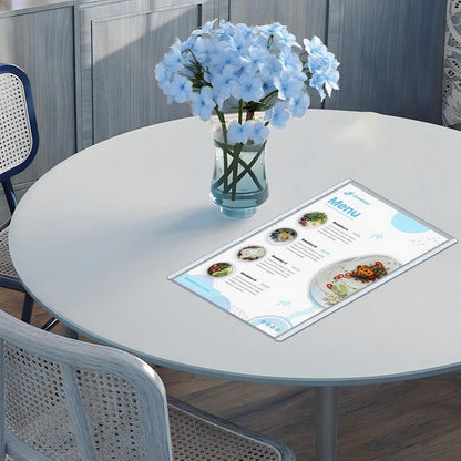 Legal Size Clear Plastic Sleeves 8.5x14 Document Paper Sheet Protectors for Warehouse,Transparment Information Label Holders Fits 4 Pages 4.25X7,Adhesive Magnetic Tape Including