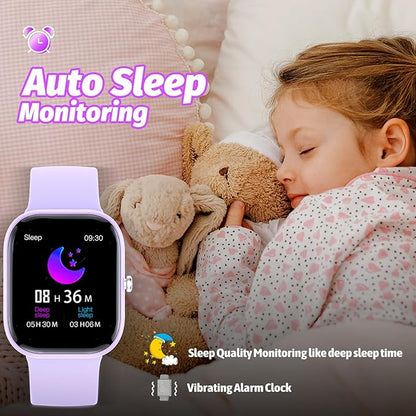 Smart Kids Watch with Fitness Tracker No Phone/APP Needed,19 Sport Mode,1.5" DIY Dial,IP68 Waterproof,Sleep Monitor,Pedometers,Heart Rate,Great Birthday Gift for Boys Girls Teens 6-14 year Olds