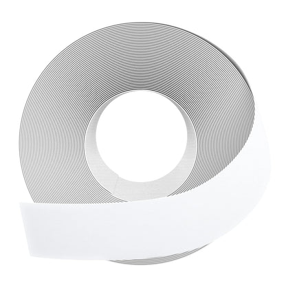 GSCIT Club Melamine Edge Banding, 2 inch x 25ft White Edge Banding with Hot Melt Adhesive Pre-glued Cabinet Edge Banding Flexible White Veneer Edging for Plywood Furniture Table