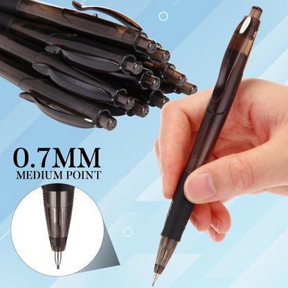 240 Pcs 0.7mm Mechanical Pencils Bulk Set Include 120 Black Mechanical Pencil 120 HB Lead Refills for Art Office Classroom School Student Writing Drawing Sketching Supplies