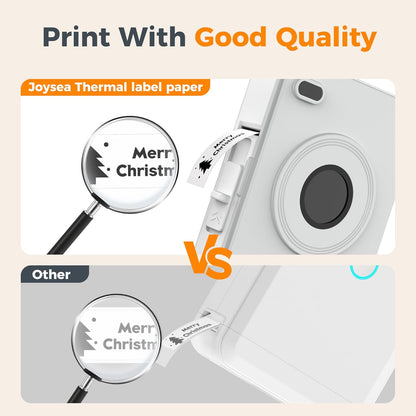 Joysea OP1 Label Maker Tape, 14 * 40mm(0.55"*1.57") Thermal Sticker Paper Without RFID, Waterproof Self-Adhesive Labeling Refills for Home Office Organization, 1 roll, 160 pcs