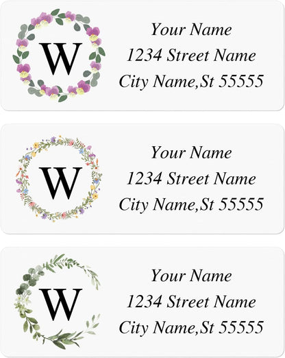 Custom Address Labels - Personalized Labels, Return with Strong Adhesion, Can Be Used for Cardboard, Paper, Plastic, Glass, Metal (2.6x1 Inch, Set of 100), Multicolor