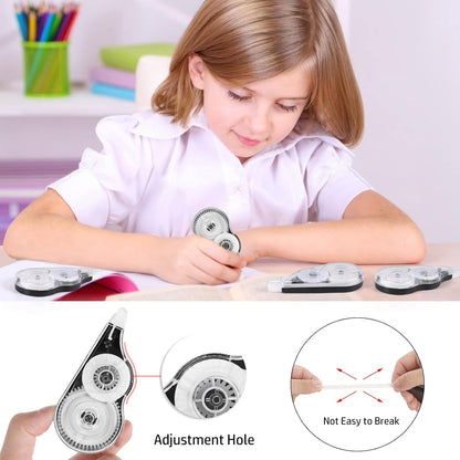 BESARME 12 Pack Correction Tapes, 39 Feet Each Correction Tape Roller Correction Tape Pen for Students Office Supplies, 1/5 X 472 Inches