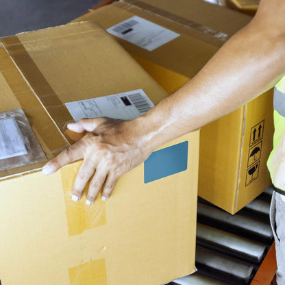 Kenco Color Coding 3 X 5 Rectangle Labels, Inventory Control Stickers 500 Labels Per Roll, Made in The USA (12 Pack Mix-n-Match)