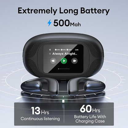 PAXA Ai Translator Earbuds 3-in-1 135 Language Translator Earbuds Bluetooth 5.4 Translation Headphones 4 Translation Modes Long Battery Life for Business Travelling,Black