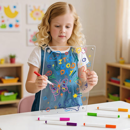 14 Pcs 4.1 Inch 7 Colors Mini Neon Dry Wet Erase Markers, Acrylic Board Color Neon Markers Pens for LED Drawing Message Writing Note Board with Colors