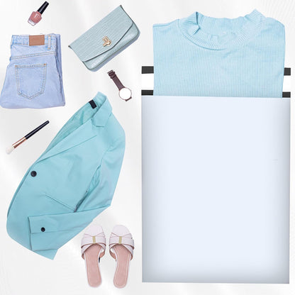 Large Poly Mailers 19x24 Inch 100 Pack, Shipping Bags for Clothing with Self-Sealing Tear-Resistant, Waterproof Poly Bags, Mailing Envelopes for Small Business (White)