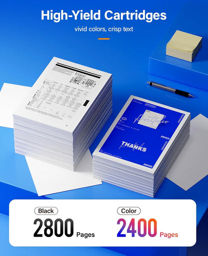 TK-5442 TK5442 Toner Cartridge 4-Pack High Yield Replacement for Kyocera TK-5442K TK-5442C TK-5442M TK-5442Y Compatible with ECOSYS PA2100cx PA2100cwx cdn MA2100cx/ MA2100cfx MA2100cwfx Laser Printers