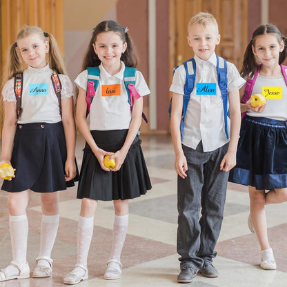 STARLIBOO Colored Labels Stickers 3 x 2 Inch, Removable Rectangle Moving Labels Stickers, 250Pcs Garage Sale Price Stickers, Adhesive Moving Labels for Boxes(Lake Blue)