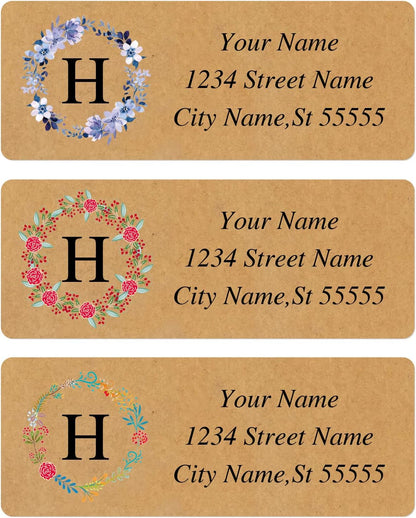 Custom Address Labels - Personalized Address Labels with Strong Adhesion, Can Be Used for Cardboard, Paper, Plastic, Glass, Metal (2.6x1 Inch, Set of 100)