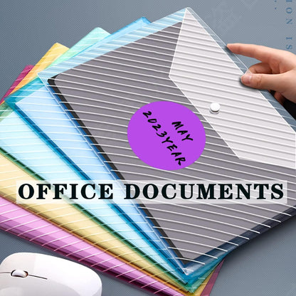 PARLAIM 3 Inch Round Permanent Adhesive Color Cod Dot Stickers,500 per Dispenser Box Roll dots Label Inventory Circle Stickers（Purple）