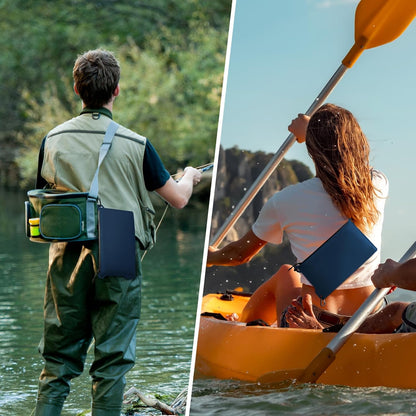 Haimont Waterproof Pouch, Small Waterproof Dry Bag with Upgrade Zipper for Travel Boating Kayaking Hiking Document Organizer