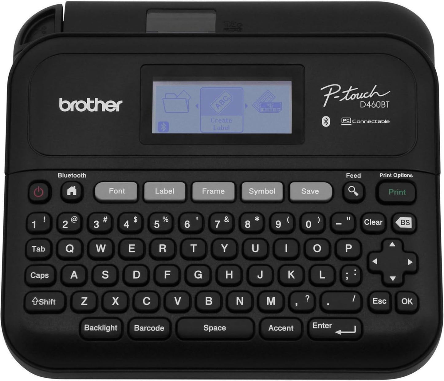 Brother P-Touch PT-D460BT Business Expert Connected Label Maker | Connect and Create via Bluetooth® on TZe Label Tapes up to ~3/4 inch, White