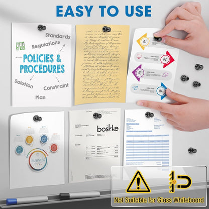 Grtard 16 Pack Magnetic Push Pins, Fridge Magnets for Whiteboard, Whiteboard Magnets Refrigerator Magnets, Small and Strong Push Pin Magnet for Office, School, Locker, and Map Magnet