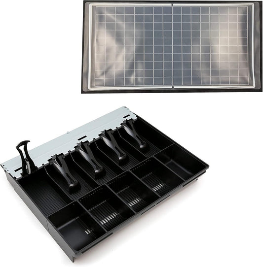 HK SYSTEMS SAM4S Cash Drawer Insert Money Tray 57 with 160key Wet Cover, 5 Bills and 5 Coins (Bundle)