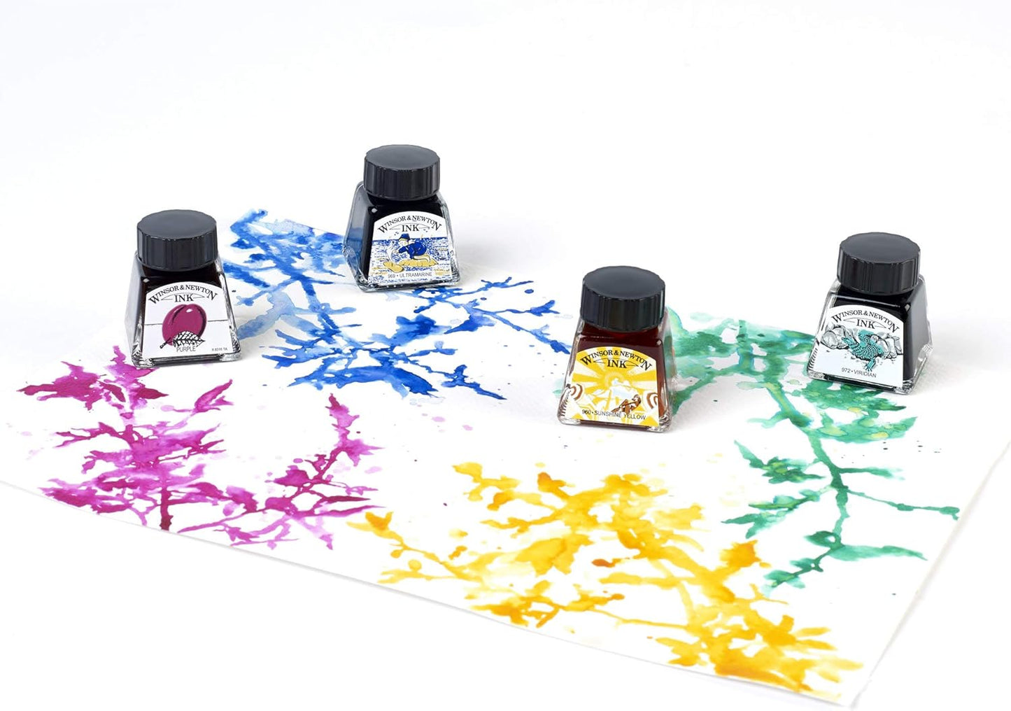 Winsor & Newton Drawing Ink, 14ml Bottle, Burnt Sienna