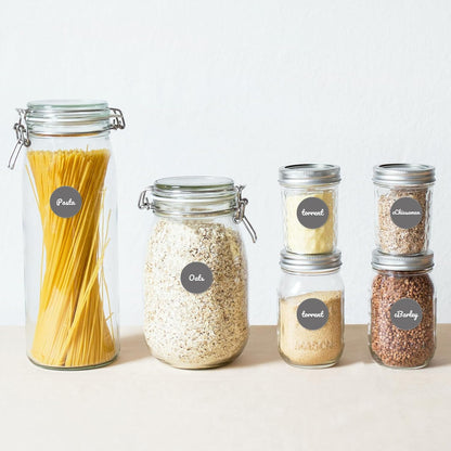 Gray Dot Stickers 2 Inches Round Sticker, Circle Colored Labels Color Coding Labels for Office Classroom Toddlers Activity 80 Pieces