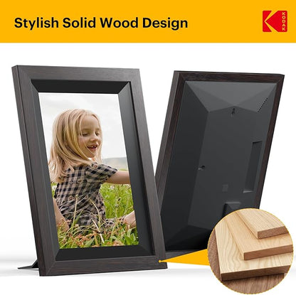 KODAK 10.1 Inch WiFi Digital Picture Frame with 32GB Storage, Electronic Smart Digital Photo Frame 1280x800 IPS Touch Screen, Auto-Rotate, Share Moments Instantly Gifts for Women Mothers Day Christmas