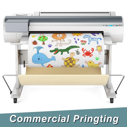 Amylove Blank White Surface Magnet Sheets 24 Inch x 25 Feet, 30 Mil Magnetic Roll Printable Flexible Vinyl Blank Magnetic Sign Sheet Safe for Vehicles DIY Craft Project