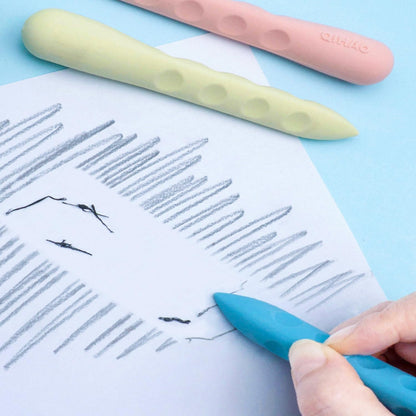 Colorful Erasers 3 Pack Pencil Erasers Grippable Erasers for Kids Bulk for Students School Supplies Office Prize Gifts(Colorful Holes Big)