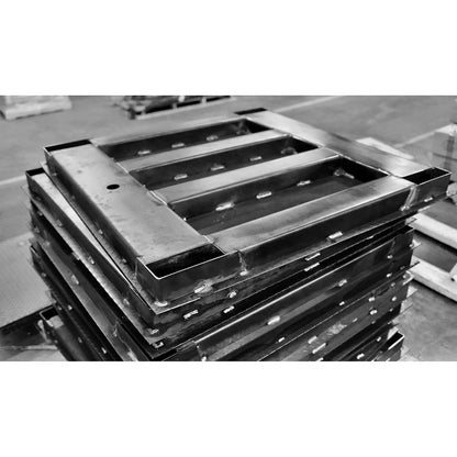 Industrial Floor Scale with Indicator, Accurate Digital 48" x 48" (4’x4’) Pallet Scales for Warehouse or Shipping Weighing NTEP Certified (Legal for Trade) (5000 lbs x 1 lb)