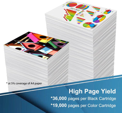 Toner Cartridge for Canon GPR-53 GPR 53 for ImageRunner Advance Advance iR-ADV C3325 C3330 C3525 C3530 C3025 High Yield (4 Color)