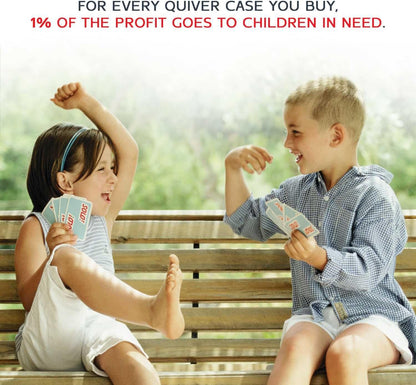 Quiver Time 's Teal Card Case, Perfect for MTG Deck, Premium Storage Box, for Trading Cards, and Playing Card Storage, Ideal for Carrying Magic The Gathering and Game TCG Enthusiasts Recommended