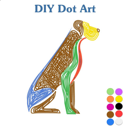 3/4 Inch Solid Round Color Coding Labels Roll, Self-Adhesive Circle Dot Sticker 10 Assorted Colors for Inventory and Home Organize, File Classification, 10 Colors (5000)