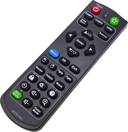 A-00009741 Projector Remote Control for ViewSonic PJD6352, PJD6550W, PJD6551W, PJD6552W, PJD7325, PJD7326, PJD7525W, PJD7526W, PJD7830HDL, PJD7835HD, PS700X, PS750HD, PS750X, PX800HD