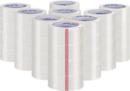 JARLINK Clear Packing Tape (36 Rolls), Heavy Duty Packaging Tape for Shipping Packaging Moving Sealing, 2.7mil Thick, 1.88 inches Wide, 60 Yards Per Roll, 2160 Total Yards