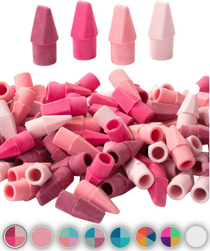 Mr. Pen- Pencil Erasers Toppers, 120 Pack, Pink Shades, Erasers for Pencils, Pencil Top Erasers, Pencil Eraser, Back to School Supplies