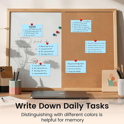 Index Cards 3x5 Inch, 300sheets, Flash Cards, Blank Blue Note Cards Paper For Studying, Schools Supplies, College, Office And Home Organization, Note Taking Supplies