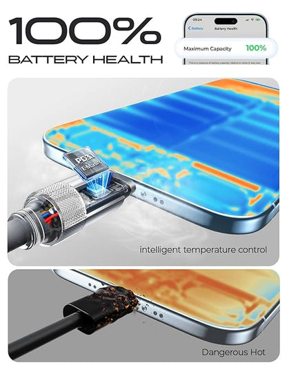 LISEN USB C Cable (6FT,100W) Soft Silicone USB C to USB C Fast Charging Cable, USBC to USBC for Switch 2 iPhone 16 Pro Max Charger Cord, Samsung Z Flip 7/S25, iPhone 15, MacBook Pro/Air, iPad
