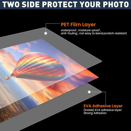 CAREGY Thermal Laminating Pouches,330 Pack Laminating Sheets, 3 Mil, 9 x 11.5 Inches Lamination Sheet Paper for Laminator, Round Corner Letter Size, Office and School Supplies