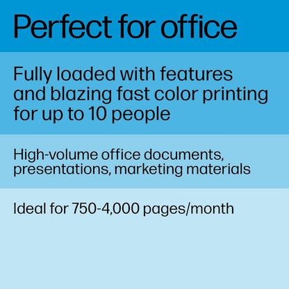 HP Color LaserJet Pro 4201dw Wireless Color Laser Printer, Best-for-Office (4RA86F)