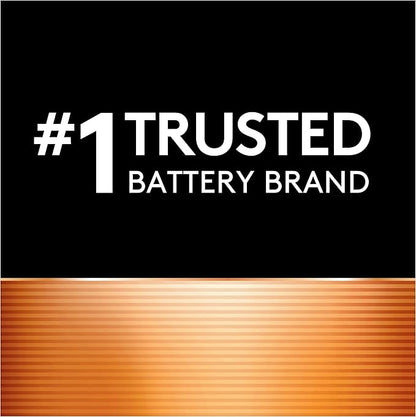 Duracell Coppertop 9V Battery, 6 Count (Pack of 1), 9 Volt with Long-lasting Power, All-Purpose Alkaline 9V Battery for Household and Office Devices
