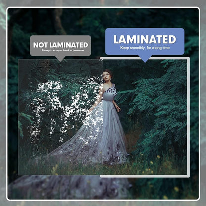 Laminating Sheets, PANDRI 200 Pack Thermal Laminator Pouches Holds 8.5 x 11 Inch, 3 Mil Clear Laminator Paper 9 x 11.5 Inch, Letter Size