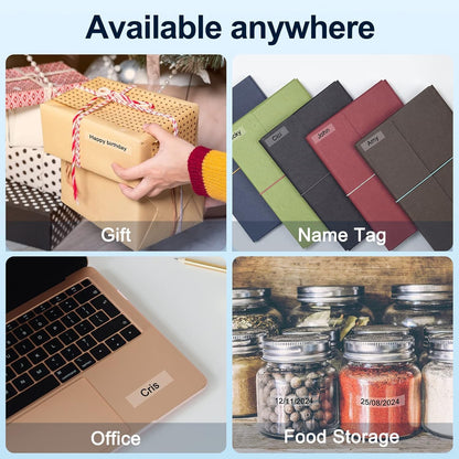 Label KINGDOM TZe-131 Clear Label Tape Compatible with Brother Label Maker Tape Clear TZe131 TZe TZ Tape 12mm 0.47 Laminated Clear P Touch Tape 1/2" Use for Brother PT-D210 PT-D200 PTH110, 3-Pack