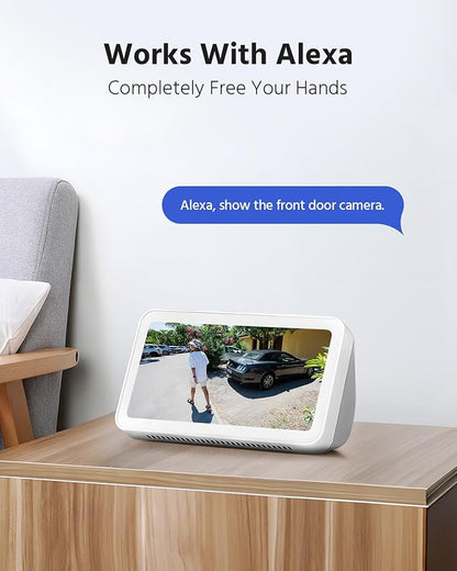 ANNKE 2K Solar Security Cameras Wireless Outdoor, 2 Pack 360° View Pan/Tilt Dome Cameras for Home Surveillance, Full-Color Night Vision, Two-Way Audio, Smart PIR Motion Sensor, IP65, 2.4 & 5GHz WiFi