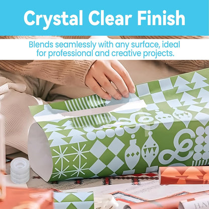 Transparent Tape Refill - Tear by Hand, 3/4" x 1000 inches, 16 Clear Tape Rolls for Dispenser, Back to School Supplies