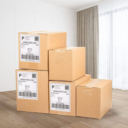 Printable White Sticker Labels, 1000 Sheets 8.5" x 11" Full Sheet Label Stickers Paper for Laser & Inkjet Printer - Matte, 1000 Labels