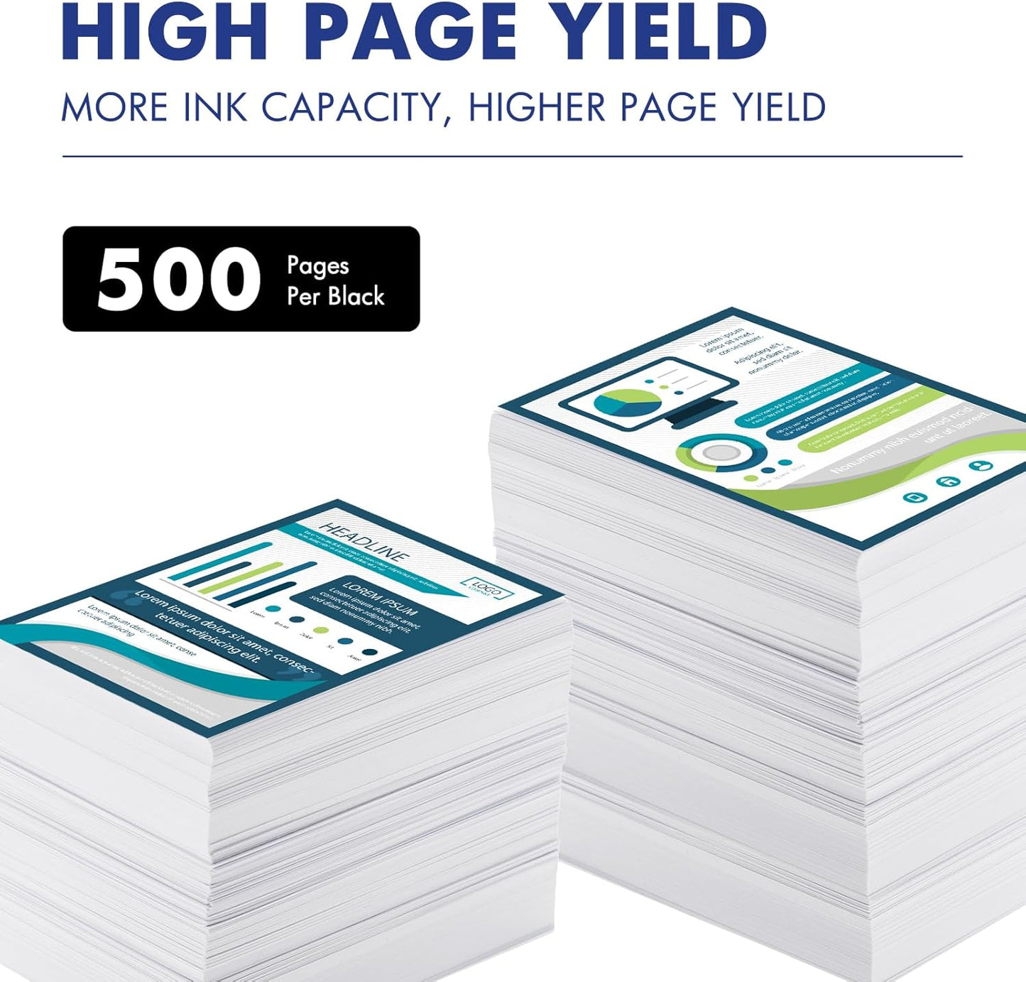 LC401XL LC401 MFC-J1010DW Black Ink Cartridges Compatible for Brother LC 401 XL MFC-J1010DW MFC-J1170DW MFC-J1012DW MFC-J1800DW MFC J1010DW Printer (High Yield, 2 Pack)