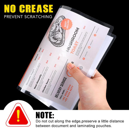 150 Pack 5 Mil Laminating Sheets, 9x11.5 Inches Thermal Laminating Pouches, for Laminator, Letter Size, Ultra Clear, Thick, Hold 8.5x11 Inches, Office School Supplies