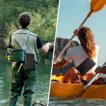 Haimont Waterproof Pouch, Small Waterproof Dry Bag with Upgrade Zipper for Travel Boating Kayaking Hiking Document Organizer