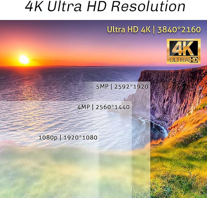 GW Security 16 Channel 4K NVR 8MP AI Human Detection Starlight Color Night Vision Security Camera System with 12 UHD 4K 2160P Microphone PoE Outdoor/Indoor Weatherproof IP Security Bullet Cameras