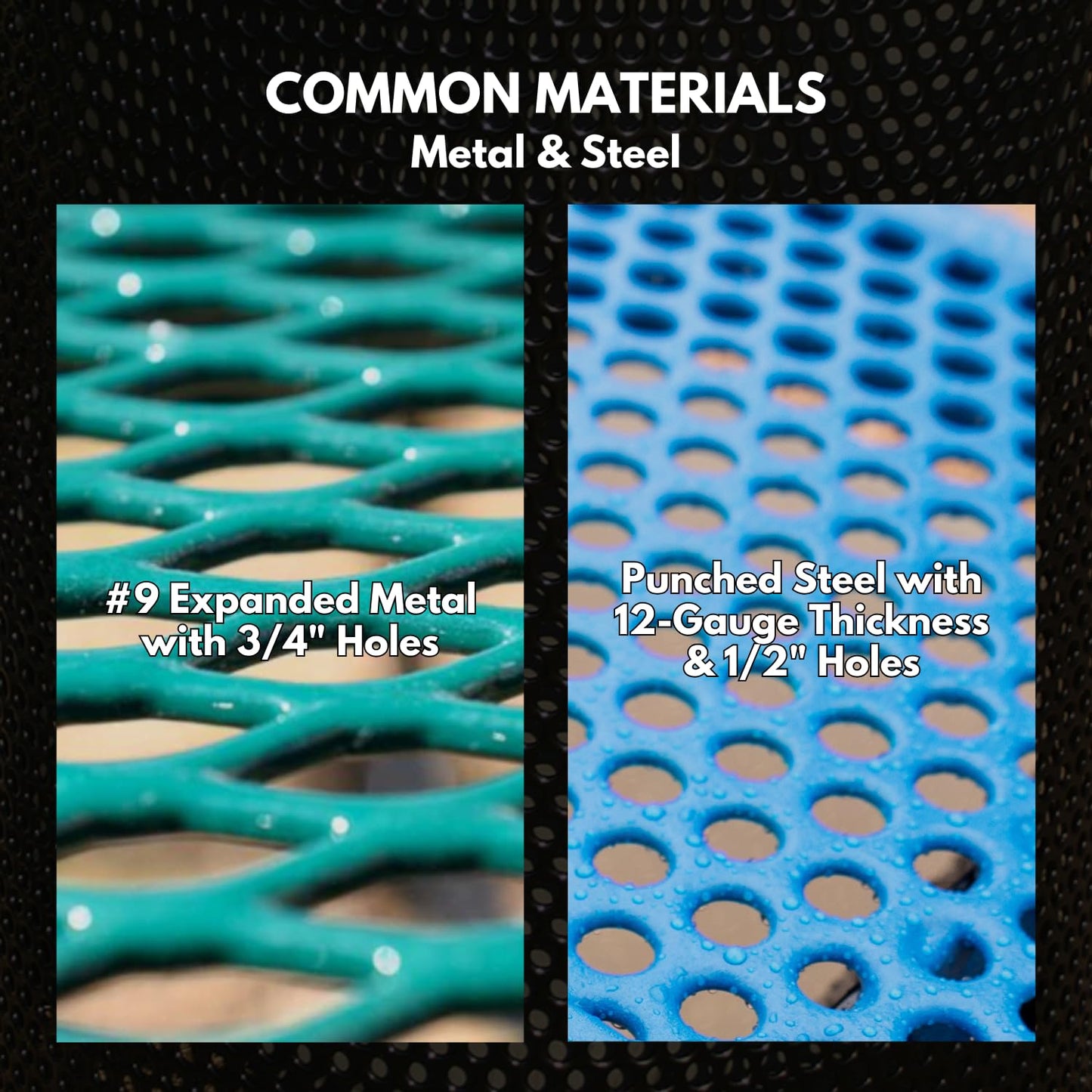 RFT-P-TXTLBL Heavy Duty Round Trash Receptacle with Flat Top, Liner Included, 32 Gallon, Textured Light Blue, Made in America