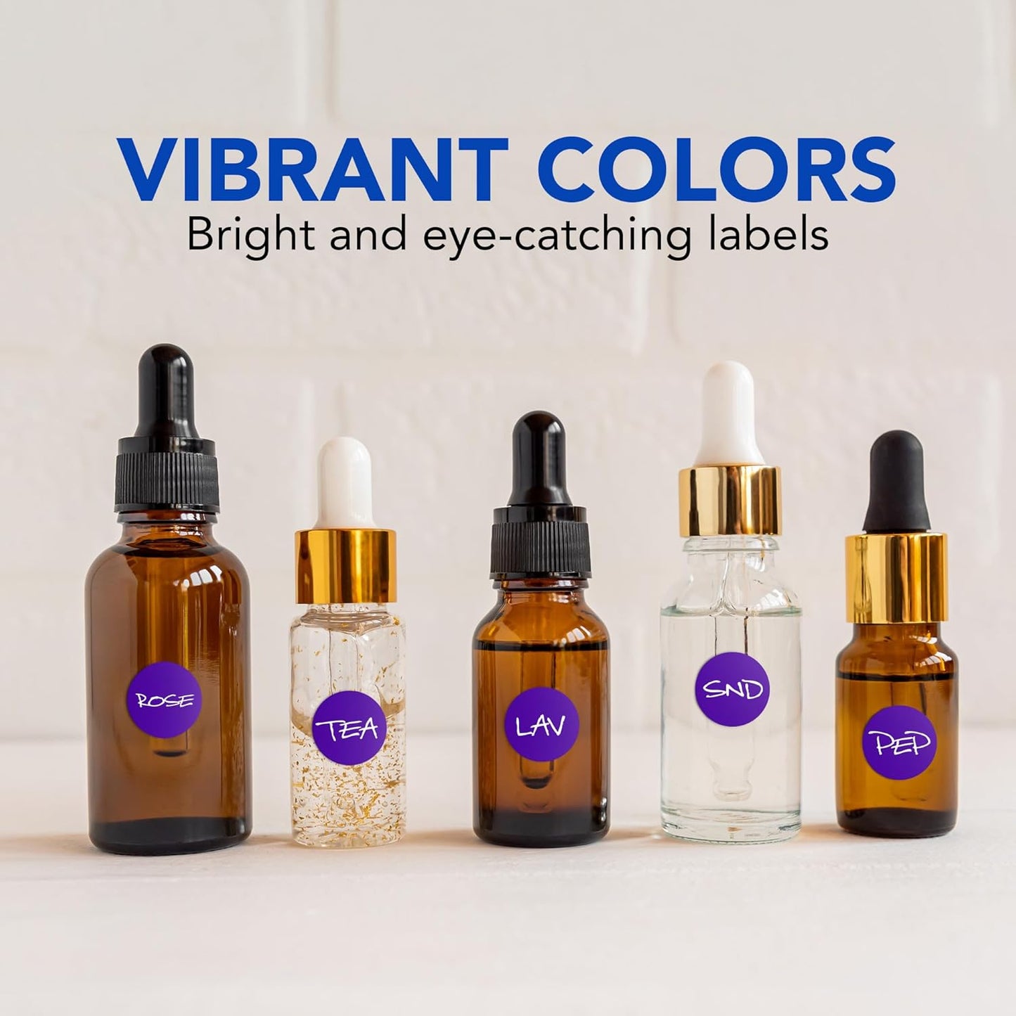 Perco Purple 1/2-Inch Round Circle Dot Sticker Labels with Permanent Adhesive - 3,000 Labels per Roll - Vibrant Colors, Strong Adhesion - Made in USA