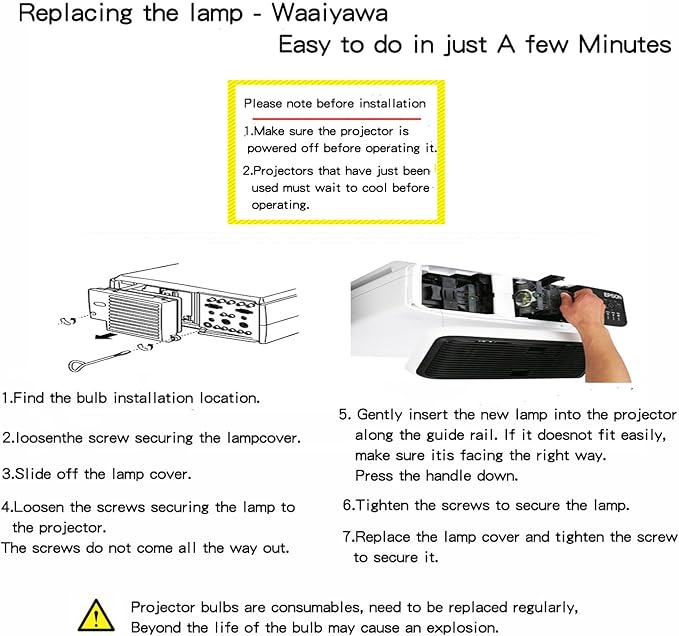 Genuine Original 5J.JEC05.001 Replacement Projector Lamp/Bulb with Housing for BenQ MW705 Projector (OEM Bulb Inside)
