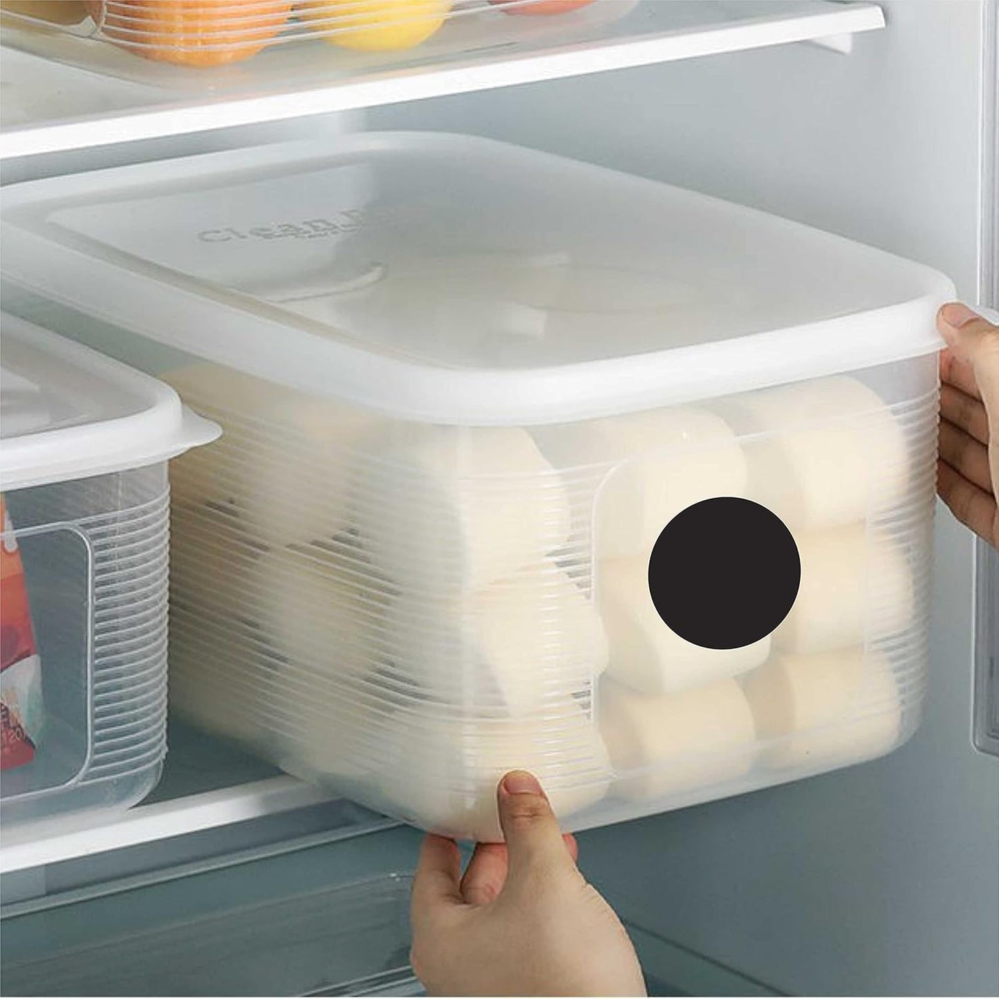 PARLAIM 3 Inch Round Color-Code Dot Stickers, 500 Color Coding Circle Labels per Roll Dispenser Box for Inventory, Black